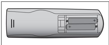 VIEWSONIC PJD6251 - Installing the Batteries - 2