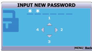 VIEWSONIC PJD7583WI - Setting a password - 1