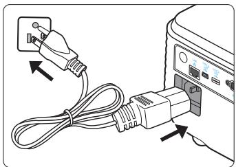 VIEWSONIC PJD7583WI - Starting up the projector - 2