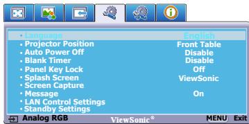 VIEWSONIC PJD7583WI - Using the menus - 4