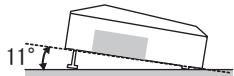 VIEWSONIC PJL3211 - Adjusting the projector's elevator - 1