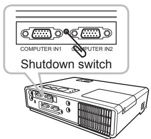 VIEWSONIC PJL3211 - Shutting the projector down - 1