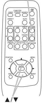 VIEWSONIC PJL3211 - Adjusting the volume - 1