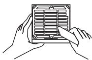 VIEWSONIC PJL3211 - Cleaning the air filter - 5