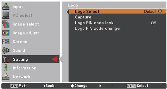 VIEWSONIC PJL6223 - Logo select - 5