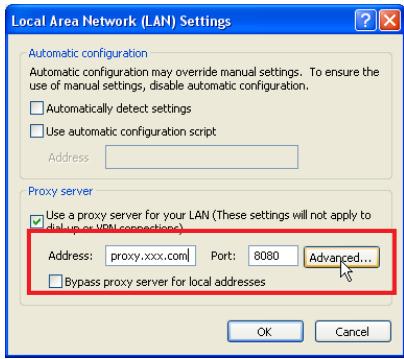 VIEWSONIC PJL6223 - - Not using proxy server - 1