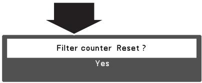 VIEWSONIC PJL6223 - Resetting the Filter Counter - 6