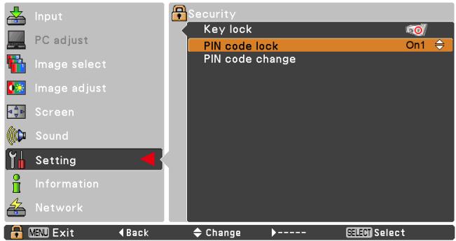 VIEWSONIC PJL6223 - PIN code lock - 2