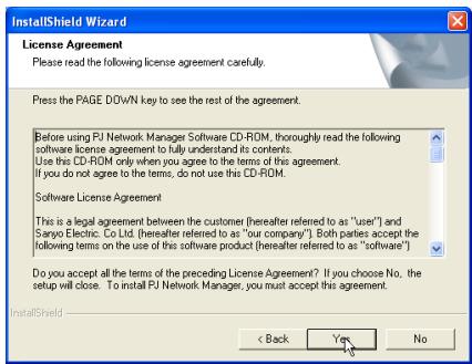 VIEWSONIC PJL6223 - PJ Network Manager installation - 4
