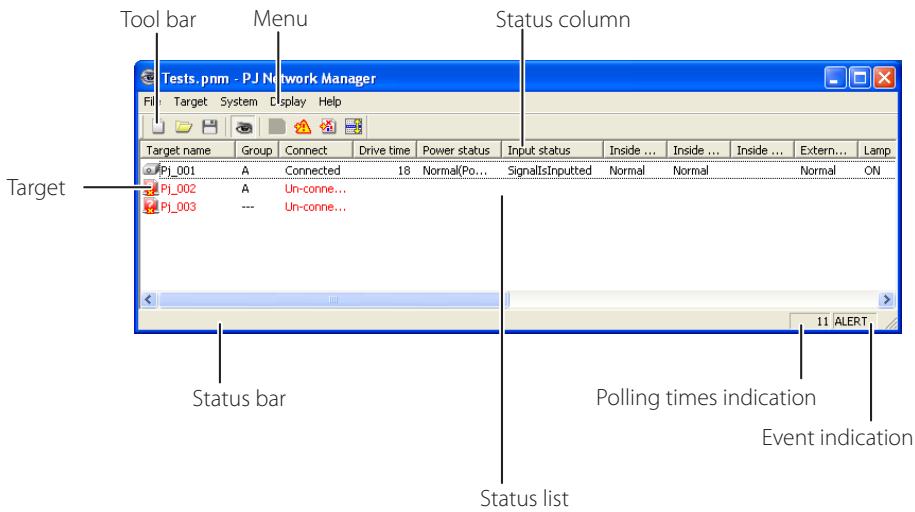 VIEWSONIC PJL6223 - Launching and quitting PJ Network Manager - 1