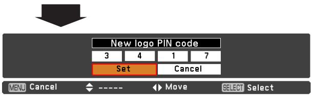 VIEWSONIC PJL6223 - Logo PIN code change - 6