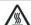 VIEWSONIC PJL7201 - LAMP DOOR WARNING LABEL - 1