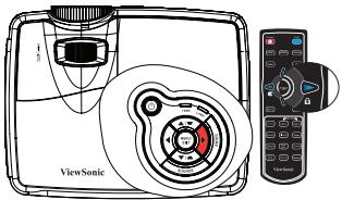 VIEWSONIC PRO8200 - Locking control keys - 1