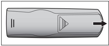 VIEWSONIC PRO8200 - Installing the Batteries - 1