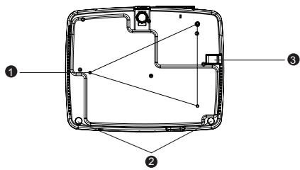 VIEWSONIC PRO8500 - Bottom View - 1