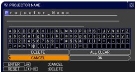 VIEWSONIC PRO9500 - NETWORK menu - 3