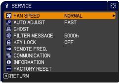 VIEWSONIC PRO9500 - OPTION menu - 6