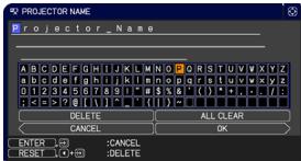 VIEWSONIC PRO9500 - NETWORK menu - 4