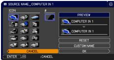 VIEWSONIC PRO9500 - SCREEN menu - 4