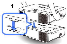 VIEWSONIC PRO9500 - Stacking the projectors - 1