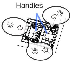 VIEWSONIC PRO9500 - In case of replacement by yourself, follow the following procedure. - 2