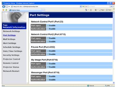 VIEWSONIC PRO9500 - Command Control Settings - 1
