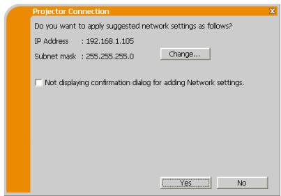 VIEWSONIC PRO9500 - Selecting the network connection method (continued) - 2
