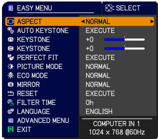 VIEWSONIC PRO9500 - EASY MENU - 1