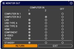 VIEWSONIC PRO9500 - SETUP menu - 6
