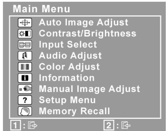 VIEWSONIC VA2431W - Do the following to adjust the display setting: - 1