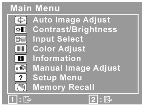 VIEWSONIC VA2431W - Do the following to adjust the display setting: - 2