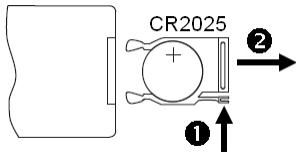 VIEWSONIC VFM842-12 - Battery installation for the Remote Control - 1