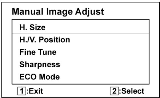 VIEWSONIC VG930M - Manual Image Adjust - 1