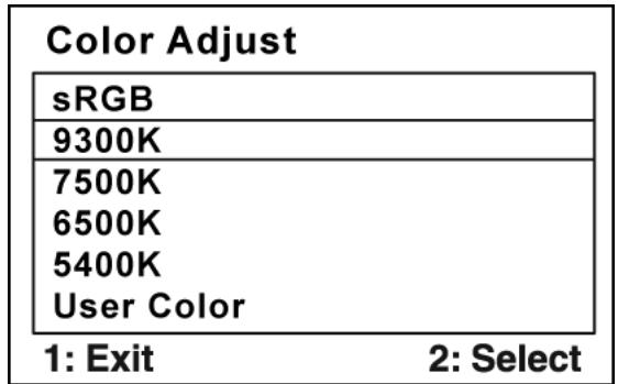 VIEWSONIC VG930M - Audio Adjust - 2