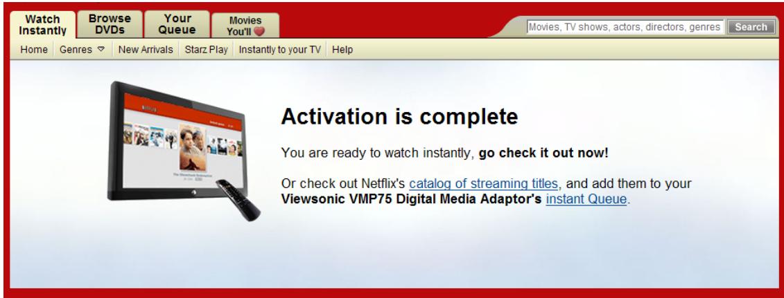 VIEWSONIC VMP75 - Step 2: Activation - 5
