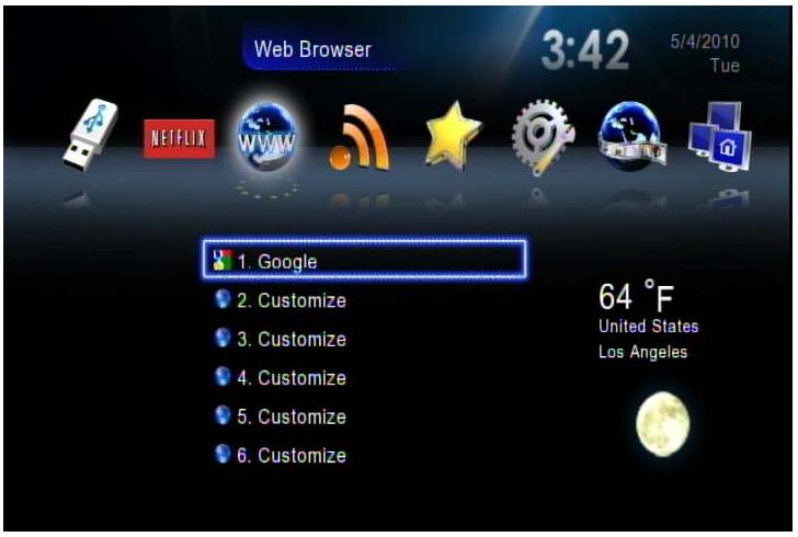 VIEWSONIC VMP75 - Web Browser & RSS - 1