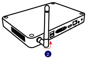 VIEWSONIC VOT132 - Connecting the Antenna - 2