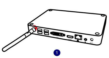 VIEWSONIC VOT132 - Connecting the Antenna - 1