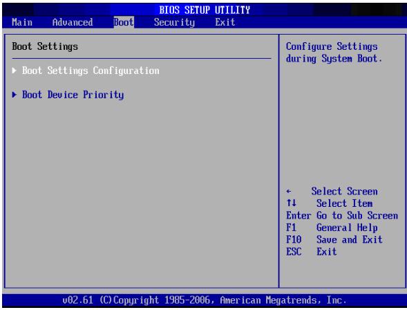 VIEWSONIC VPC220 - Boot Menu - 1
