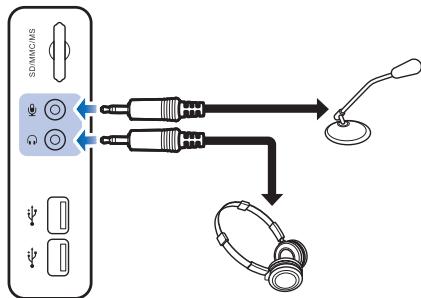 VIEWSONIC VPC220 - Connecting Audio Components - 1