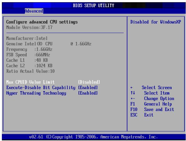 VIEWSONIC VPC220 - CPU Configuration - 1