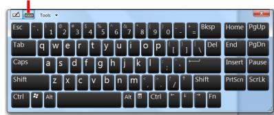 VIEWSONIC VPC220 - Using the On-Screen Keyboard - 2