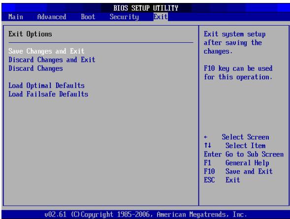 VIEWSONIC VPC220 - Exit Menu - 1