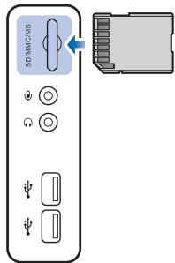 VIEWSONIC VPC220 - Using the Card Reader - 1