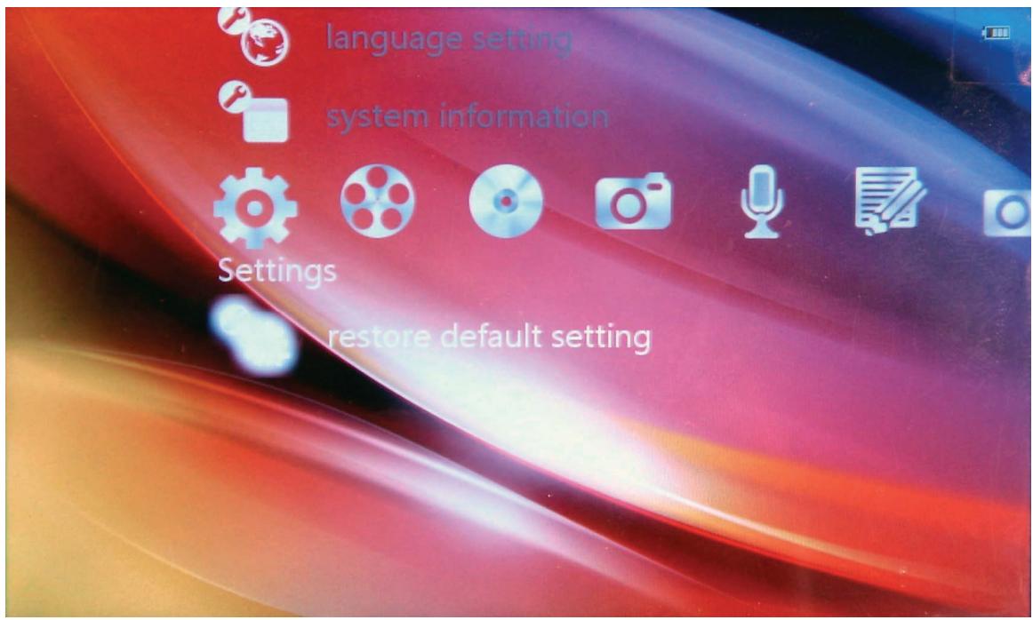 VIEWSONIC VPD400 - - Restore factory settings - 1