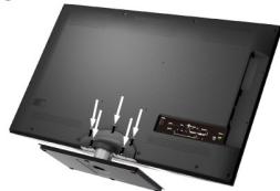 VIEWSONIC VT3205LED - Installing the Stand - 5