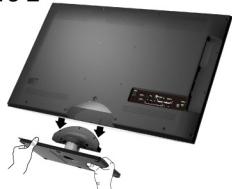 VIEWSONIC VT3205LED - Disconnecting the Stand - 2