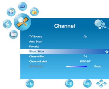 VIEWSONIC VT3205LED - Adding/Erasing Channel - 1