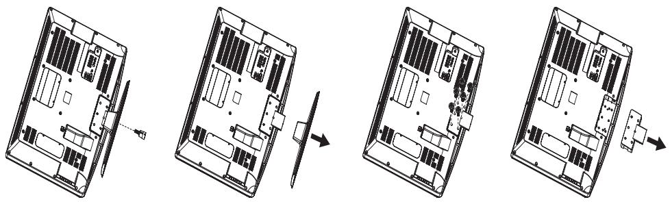 VIEWSONIC VT3245 - Disconnecting the stand - 1