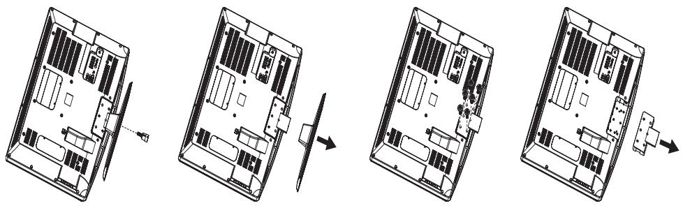 VIEWSONIC VT3745 - Disconnecting the stand - 1